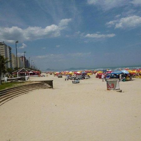 Praia Grande Apto 1 Quadra Do Mar Kültér fotó