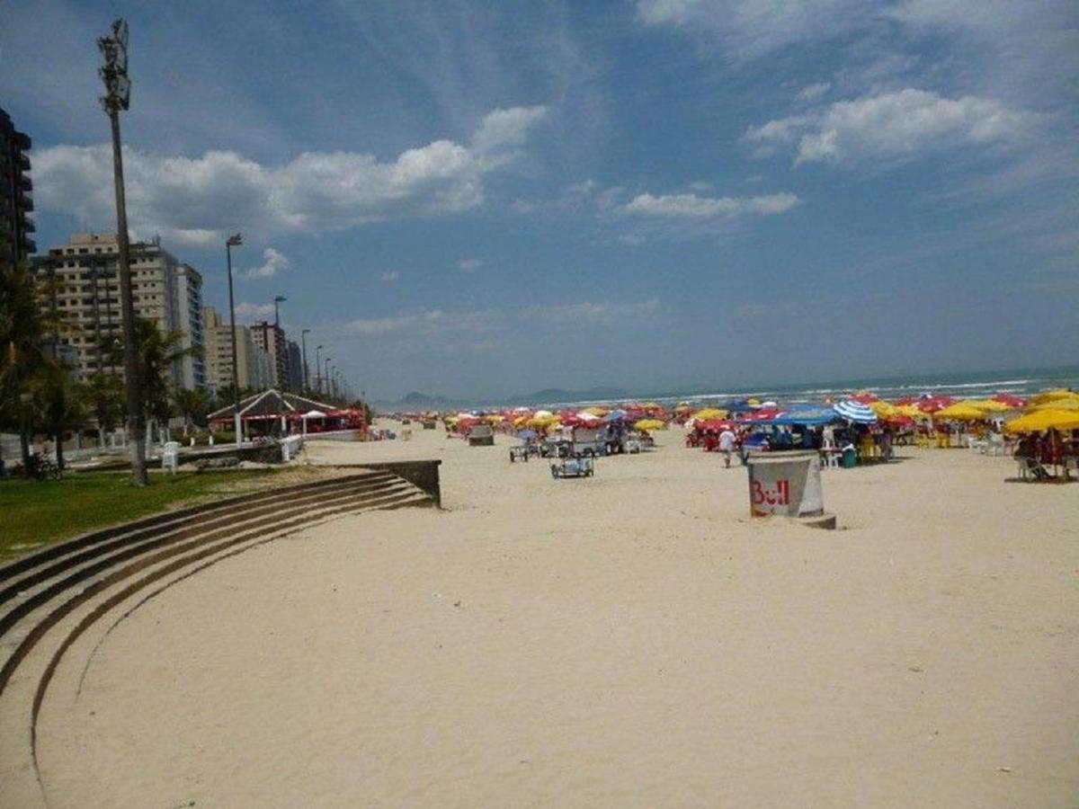 Praia Grande Apto 1 Quadra Do Mar Kültér fotó